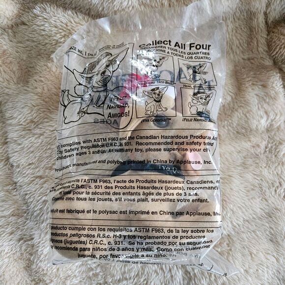 Vintage Talking Taco Bell Plush Toy - Picture 3 of 3